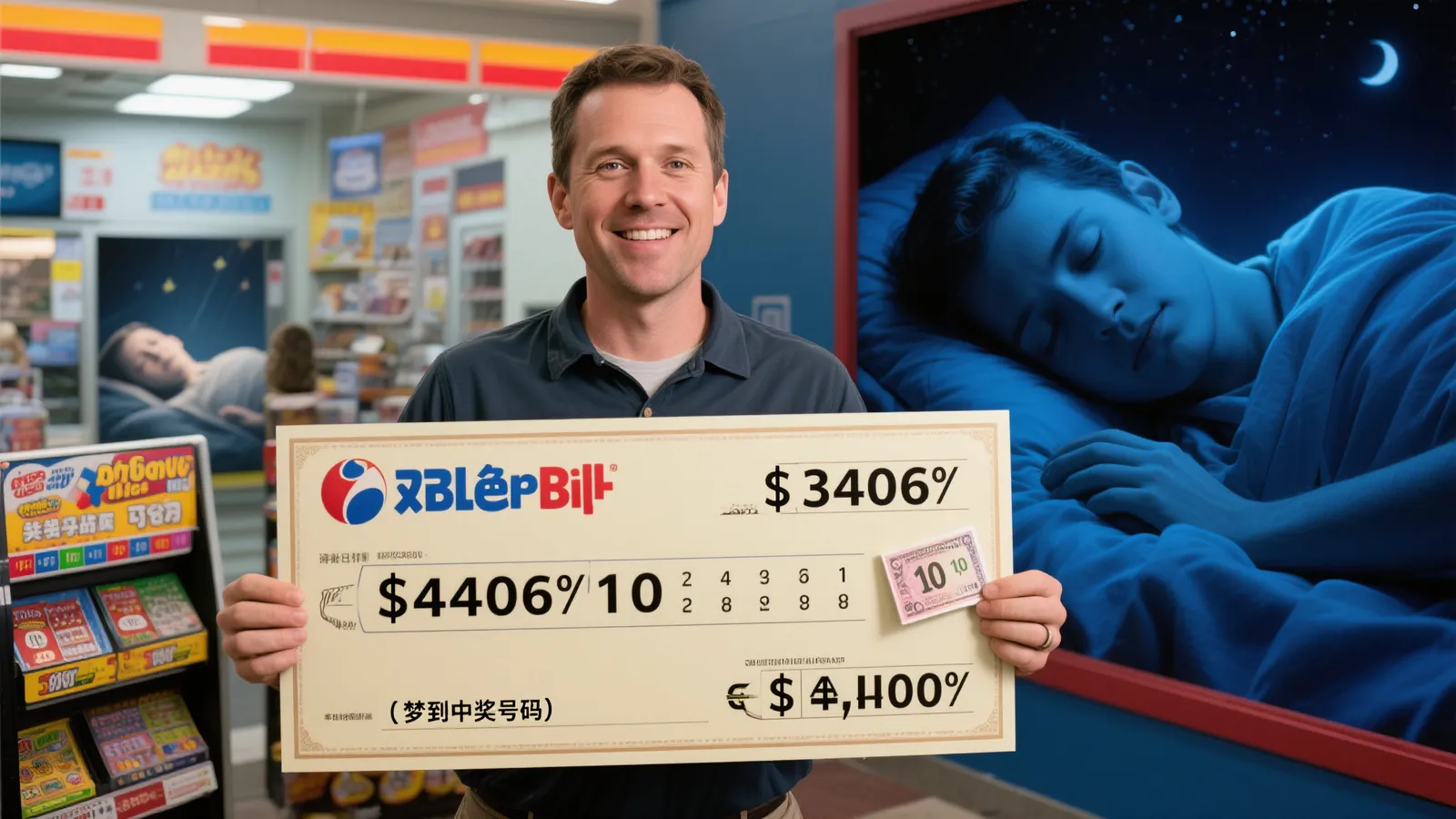 男子仅花10元擒双色球3406万 竟因前夜梦见幸运号码
