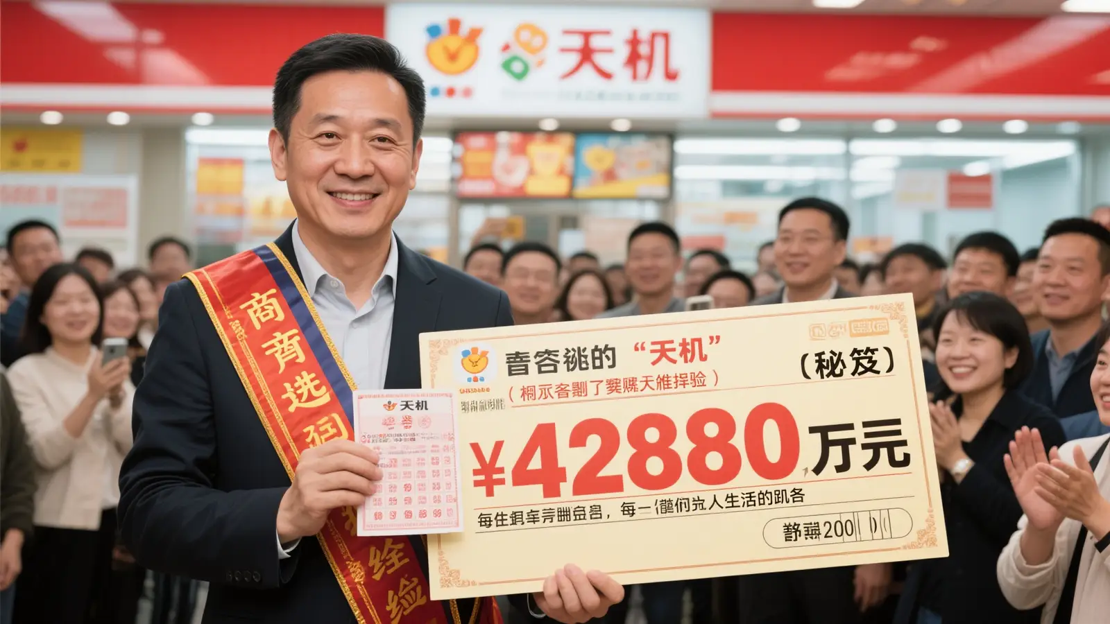 商人喜中双色球4288万，选号秘诀成谜：天机不可泄露