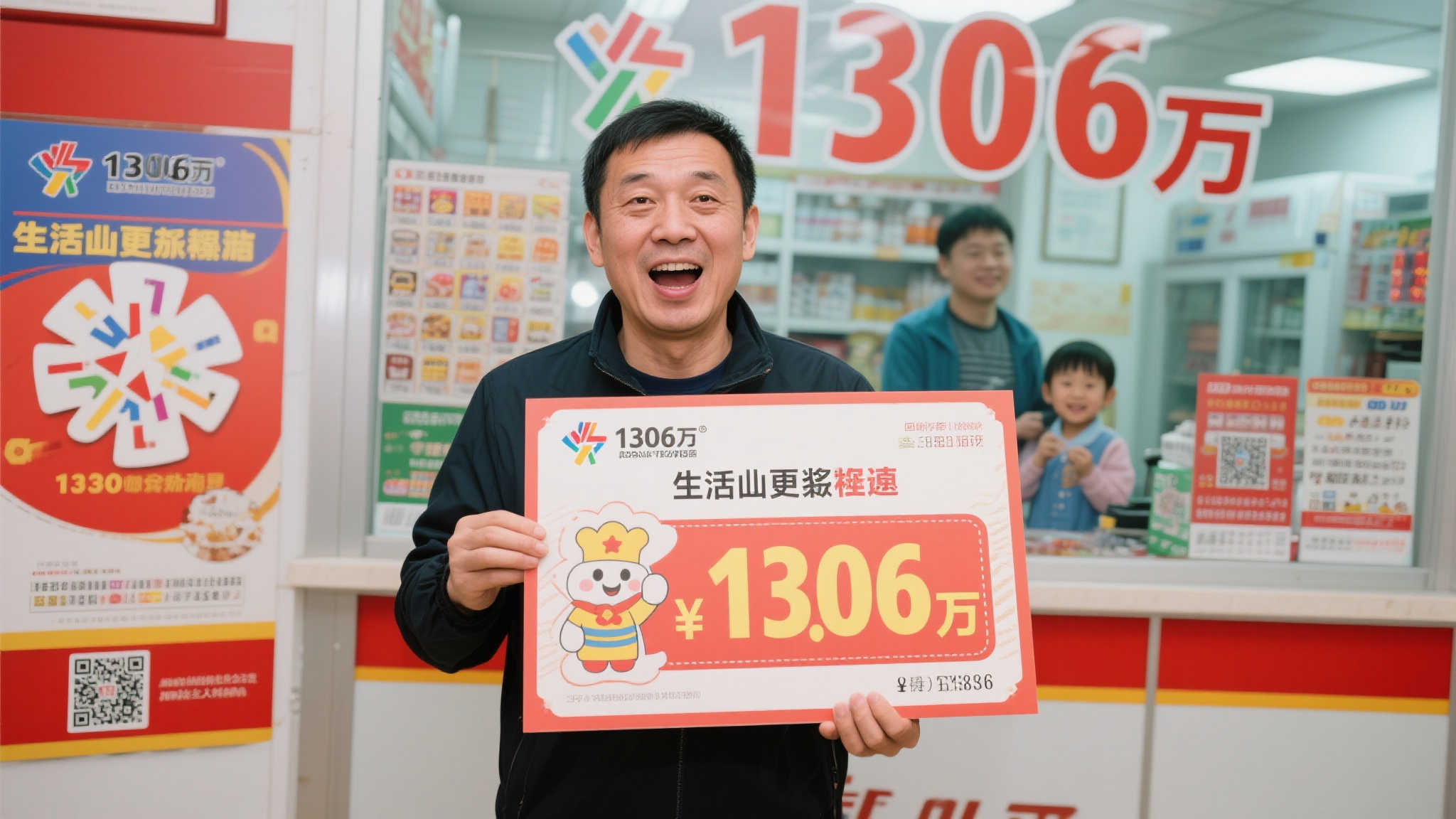 63元小额投注，彩民喜获体彩1306万，生活从此更富足