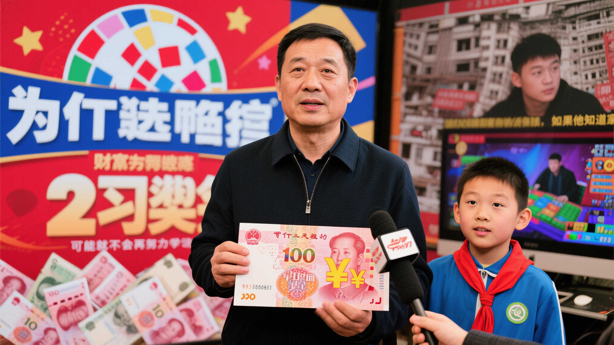男子喜中双色球2852万，隐瞒孩子担心其丧失斗志！