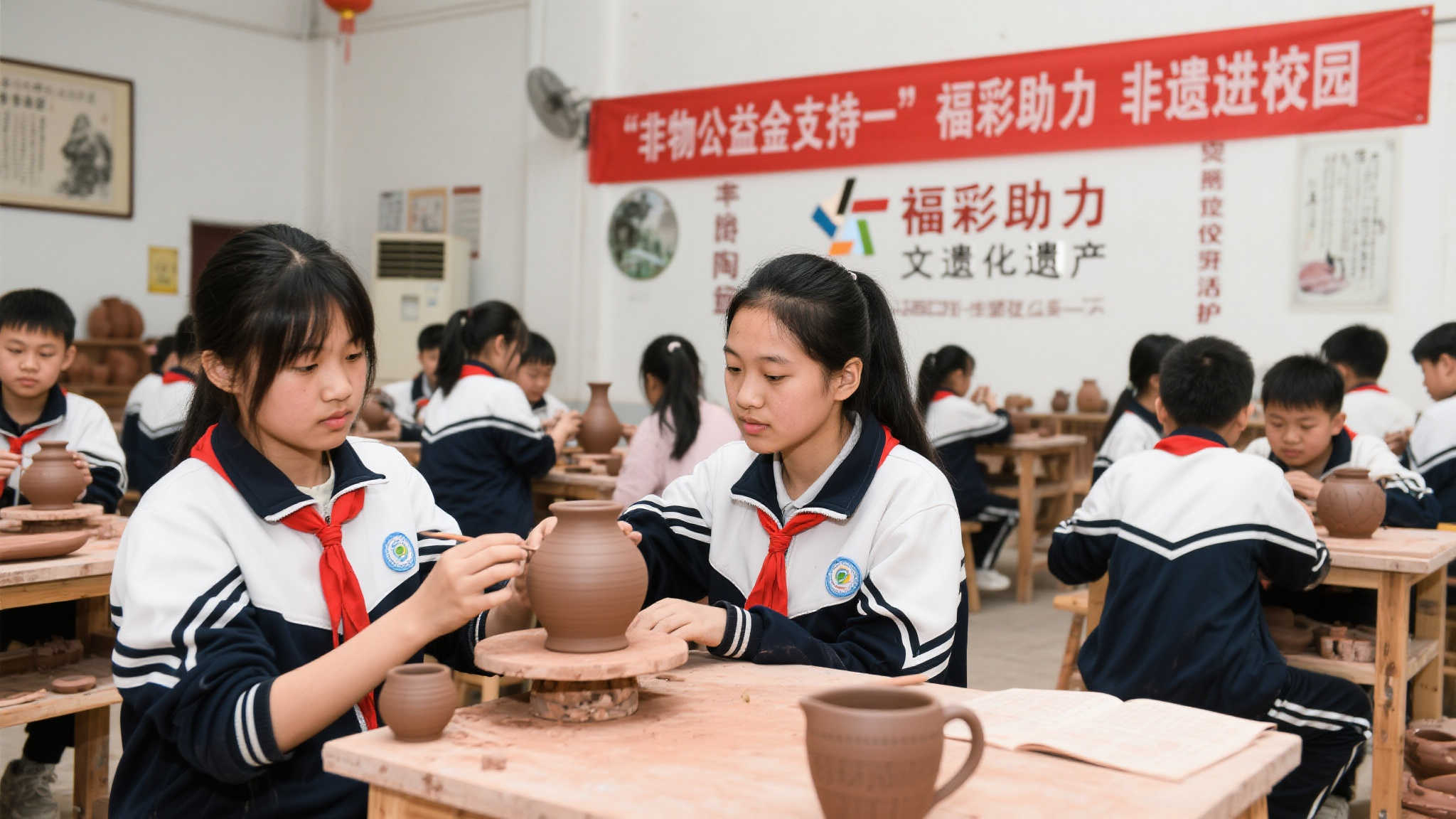 福彩携手非遗进课堂 焕发荣昌陶文化新生机